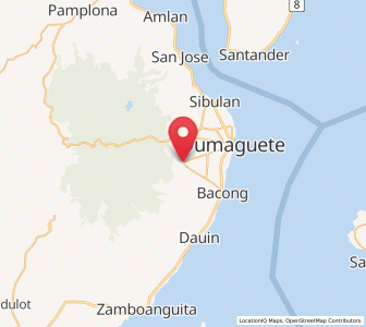 Map of Valencia, Central Visayas