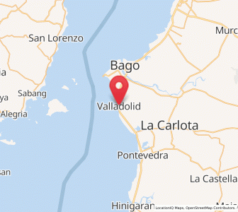 Map of Valladolid, Western Visayas