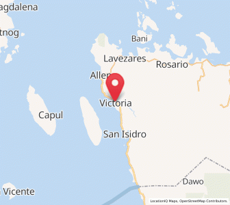 Map of Victoria, Eastern Visayas