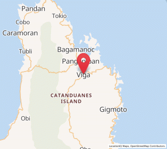Map of Viga, Bicol