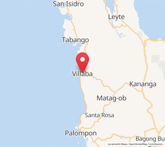 Map of Villaba, Eastern Visayas