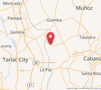 Map of Villarosa, Cordillera