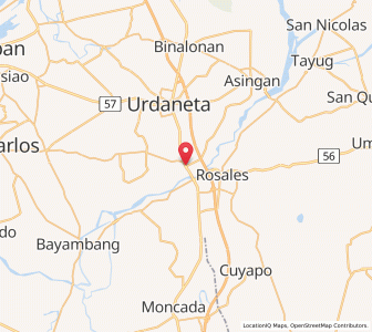 Map of Villasis, Ilocos