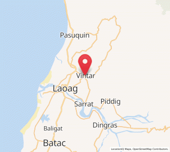 Map of Vintar, Ilocos