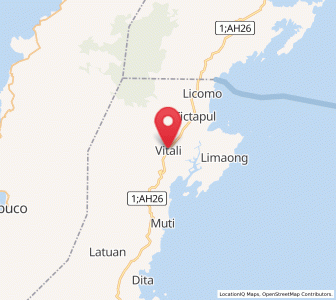Map of Vitali, Zamboanga Peninsula