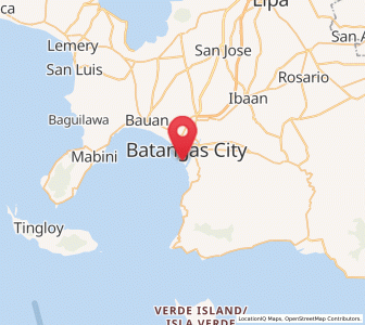Map of Wawa, Calabarzon