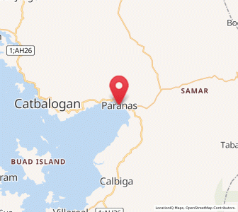 Map of Wright, Eastern Visayas