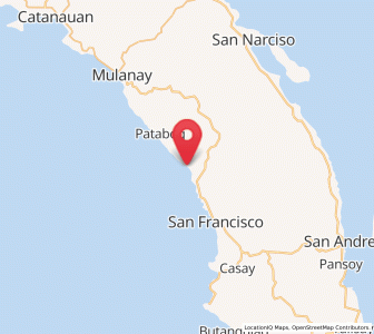 Map of Yuni, Calabarzon