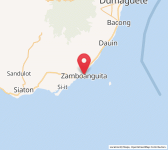 Map of Zamboanguita, Central Visayas