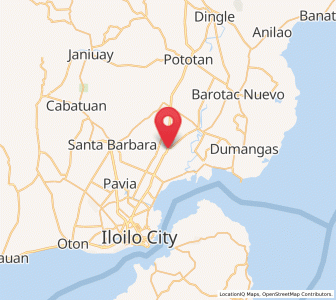 Map of Zarraga, Western Visayas