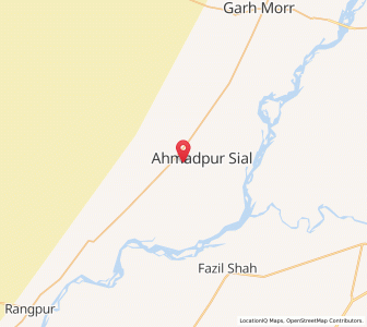 Map of Ahmadpur Sial, Punjab