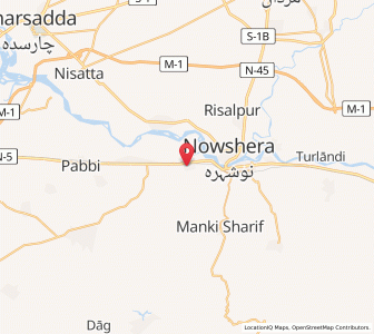 Map of Aman Garh, Khyber Pakhtunkhwa