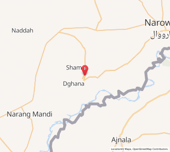 Map of Baddomalhi, Punjab