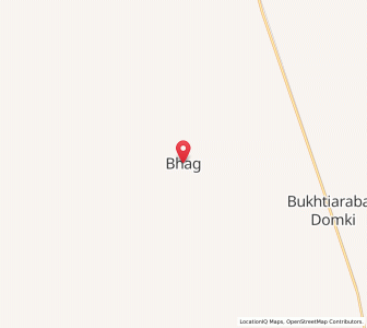 Map of Bhag, Balochistan