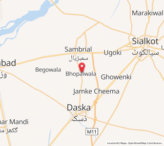 Map of Bhopalwala, Punjab