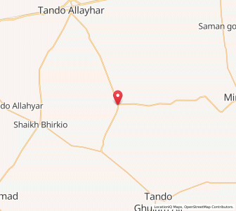 Map of Chamber, Sindh