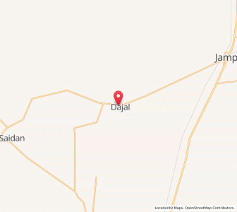 Map of Dajal, Punjab