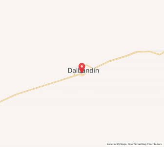 Map of Dalbandin, Balochistan