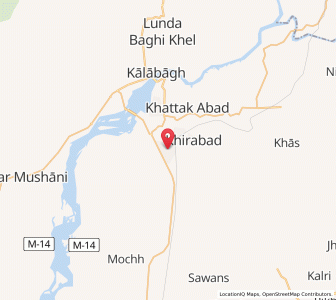 Map of Daud Khel, Punjab