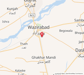 Map of Dhaunkal, Punjab