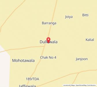 Map of Dullewala, Punjab