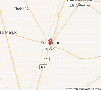 Map of Dunyapur, Punjab