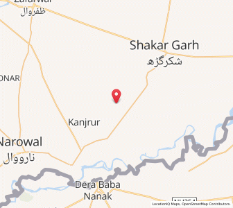 Map of Fazilpur, Punjab