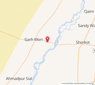 Map of Garh Maharaja, Punjab