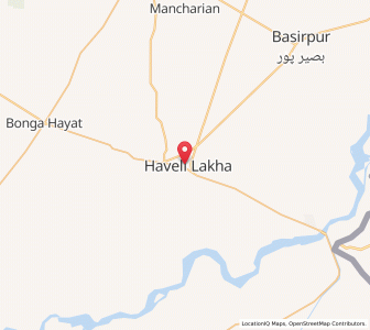 Map of Haveli Lakha, Punjab