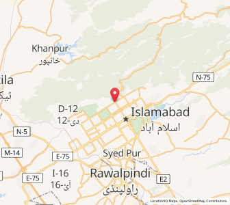 Map of Islamabad, Islamabad