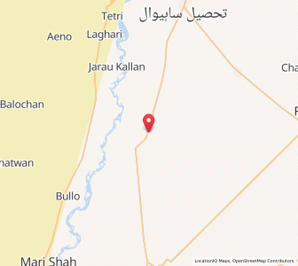 Map of Jahanian Shah, Punjab