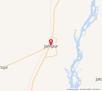 Map of Jampur, Punjab