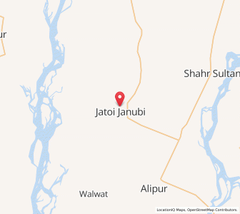 Map of Jatoi Shimali, Punjab