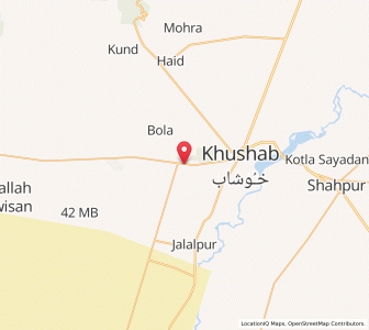 Map of Jauharabad, Punjab