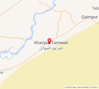 Map of Khairpur Tamewah, Punjab