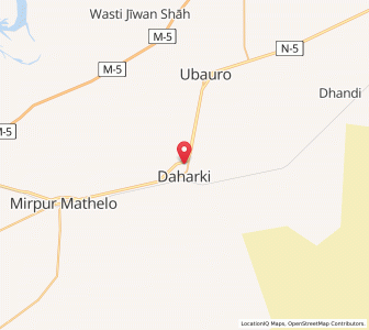 Map of Khairpur, Sindh