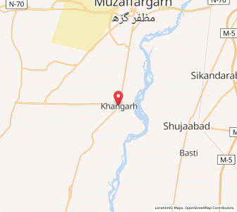 Map of Khangarh, Punjab