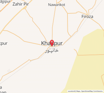 Map of Khanpur, Punjab