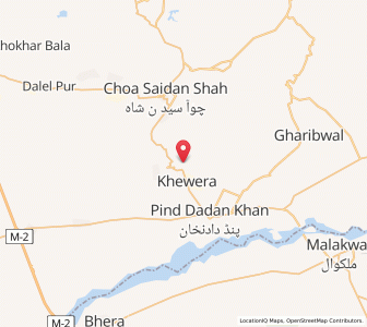 Map of Khewra, Punjab