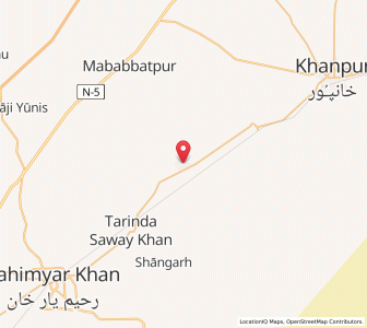 Map of Kot Samaba, Punjab