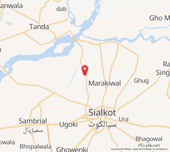 Map of Kotli Loharan, Punjab