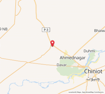 Map of Lalian, Punjab