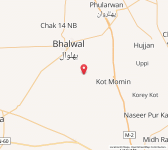 Map of Liliani, Punjab