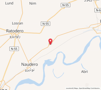 Map of Madeji, Sindh