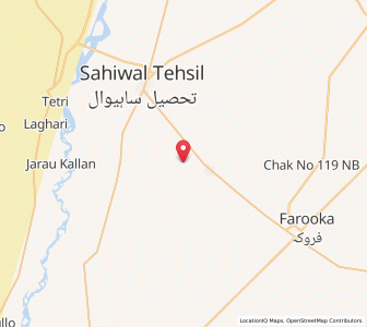 Map of Mangla, Punjab