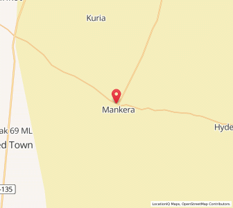 Map of Mankera, Punjab