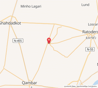 Map of Miro Khan, Sindh