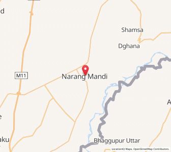 Map of Narang Mandi, Punjab