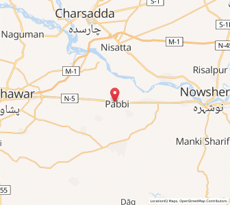 Map of Pabbi, Khyber Pakhtunkhwa