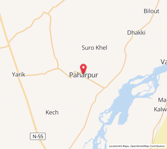 Map of Paharpur, Khyber Pakhtunkhwa